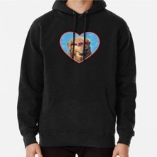 Hvit Stein Doggo Stickers: Swimmer Dog Baskılı Sweatshirt