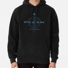 Hvit Stein Pan Am Pan American World Airways Baskılı Sweatshirt