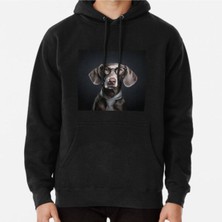 Hvit Stein Mr Weimaraner Baskılı Sweatshirt