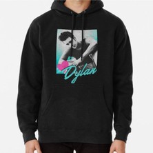 Hvit Stein Beverly Hills 90210 Dylan Mckay Distressed Heart Portrait Baskılı Sweatshirt