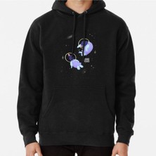 Hvit Stein Space Penguins Baskılı Sweatshirt
