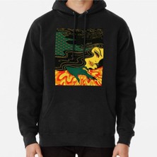 Hvit Stein Surreal Lady Baskılı Sweatshirt