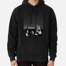 Hvit Stein Donnıe Darko Baskılı Sweatshirt