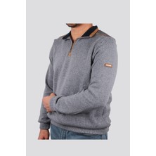 Daniel Bessi Slim Fit Muline Selanik Boğazlı Sweatshirt 209-12-24