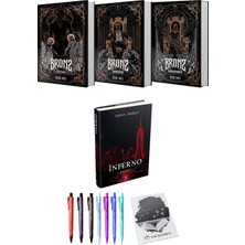 Bronz 3lü Set (Ciltli)  ve Inferno Kanto 1 (Ciltli)  Asena Nişikli