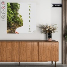 Akıllı Kağıt Statik Tutunma Özellikli Tablo - Poster Motivasyon (Model- 2) 72  cm    x   72  cm  13