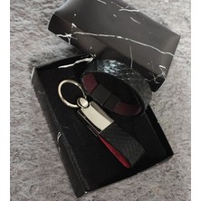Visale Store Kişiselleştirilebilir Anahtarlık & Bileklik Set ( Yılan Derisi ) Siyah