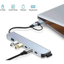 USB Type-C Hub 7in1 USB Çoğaltıcı 3.0