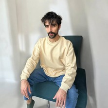 Bisiklet Yaka Oversize Sweat