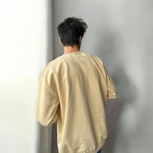 Bisiklet Yaka Oversize Sweat