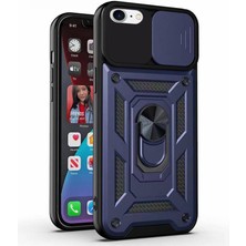 Piyasa Sepeti Kızaklı Tank Kılıf Apple iPhone 7G Lacivert