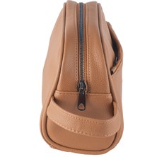 Nons Deri Taba Erkek Tıraş Çantası, Günlük El Çantası, Portföy&clutch Bakım Çantası