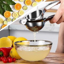 Greathings Paslanmaz Çelik Limon Narenciye Sıkacağı | Lüks Ağır Çelik  Portakal Limon Sıkacağı