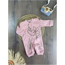 Yenidoğan Organik Pamuk Kız Bebek Tulum Set