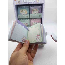 Sanrio Cinnamoroll Lüx Yumuşak Kılıflı Kapaklı Mini Renklı Sayfalı Notebook Ajanda Not Defter 1ADET