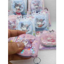 Sanrio Kuromi Içi Sulu Kılıflı Mini Notebook Not Defteri Ajanda Sevimli Hediyelik Defterler 1ADET