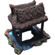 Kanki Pet 6001 - Akvaryum Dekoru Büyük Ev