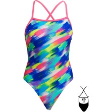 Funkita Tmt Streaky Strokes Kadın Yüzme Mayosu