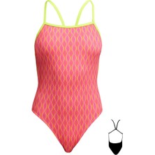 Funkita Ss Wicked Waves Kadın Yüzme Mayosu - Ince Askılı, Klor Dirençli, Ekolojik Tasarım