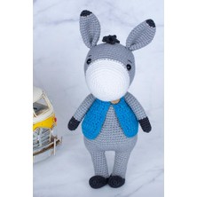 Amigurumi Turkey Amigurumi Sevimli Sıpa Yelekli Uyku Arkadaşı Organik El Örgü Bebek ST-304224