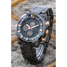 Saattino Siyah Rose Analog Erkek Kol Saati ST-304203