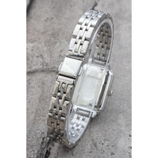 Saattino Luna Silver Kadran Gümüş Renk Kordon Kadın Saat ST-304197
