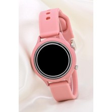 Saattino Koyu Pembe Silikon Kordonlu LED Watch Genç Kız Kadın Kol Saati ST-304168