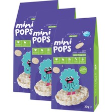 Slimplus 3 Paket Mini Pops Atıştırmalık Pirinç Patlakları 30G