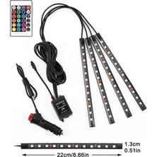 Ayak Altı LED 12 Ledli Lamba Sese Duyarlı LED Müziğe Duyarlı LED