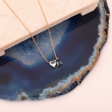 Nox Jewelry 925 Ayar Gümüş Sen ve Ben Doğum Taşı Kolye - CNS00593