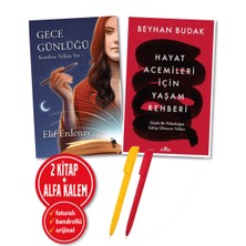 Alfa Kalem+Beyhan Budak(Hayat Acemileri Için Yaşam Rehberi)+Elif Erdenay(Gece Günlüğü)-Yeni 2 Kitap