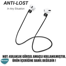 Microsonic Airpods 4.nesil / Anc Manyetik Mıknatıslı Kulaklık Ipi Beyaz