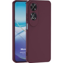 Microsonic Oppo A60 Kılıf Groovy Soft Mor