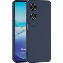 Microsonic Oppo A60 Kılıf Groovy Soft Lacivert