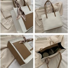 Xianhai Büyük Kapasiteli Yeni Moda Öğrenci Çantası, Yabancı Stil Kareli Kore Tarzı Moda Kadın Çantası Tote Çanta (Yurt Dışından)