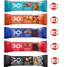 Ülker Go Ahead Karma Paket Protein & Meyve Bar x 20 Adet