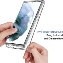 Cool-M Samsung Galaxy S22 Ultra 5g Için Degrade Telefon Kılıfı, Pet Ekran Koruyuculu Tam Koruma 3'ü 1 Arada Pc+Tpu Hibrit Kılıf (Yurt Dışından)