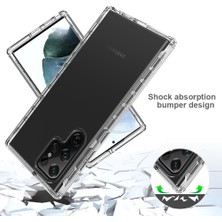 Cool-M Samsung Galaxy S22 Ultra 5g Için Degrade Telefon Kılıfı, Pet Ekran Koruyuculu Tam Koruma 3'ü 1 Arada Pc+Tpu Hibrit Kılıf (Yurt Dışından)