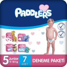 Paddlers Bebek Bezi 5 Numara Junior 7 Adet (11-25 Kg) Deneme Paketi