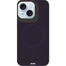 Brabus iPhone 14 Uyumlu Magsafe Metal Kamera Koruma Standlı Ultra Ince Sert Hiper Silikon Kılıf