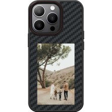Brabus iPhone 15 Pro Uyumlu Nfc Fotoğraf Resim Yansıtmalı Kişiselleştirilebilir Insta Silikon Kılıf