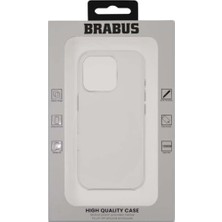 Brabus iPhone 16 Pro Uyumlu Kamera Koruma Çıkıntılı Magsafe Ultra Ince Şeffaf Royal Silikon Kılıf