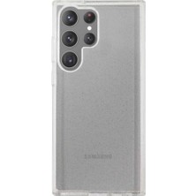 Brabus Samsung S23 Ultra Uyumlu Simli Kamera Ekran Korumalı Darbeye Dayanıklı Holly Silikon Kılıf
