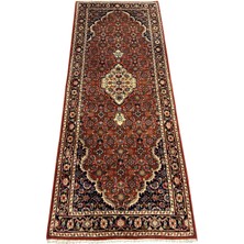 Albos Mücevherat Albos Lu x ury Carpet El Dokuma Iran Halısı 82 x 200 Kiremit  Yün Yolluk Halı