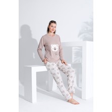 Etoile Pamuk Uzun Kol Kadın Pijama Takımı 98233