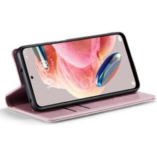 LR Joyful Xiaomi Redmi Note 12 4g Crazy Horse Doku Deri Telefon Kılıfı (Yurt Dışından)