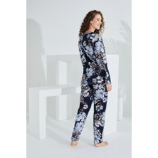 Etoile %100 Pamuk Uzun Kol Kadın Pijama Takımı 98282