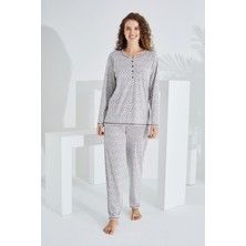 Etoile %100 Pamuk Uzun Kol Kadın Pijama Takımı 98281