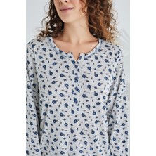 Etoile Pamuk Uzun Kol Kadın Pijama Takımı 98280