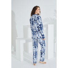 Etoile %100 Pamuk Uzun Kol Önden Düğmeli Kadın Pijama Takımı 98227